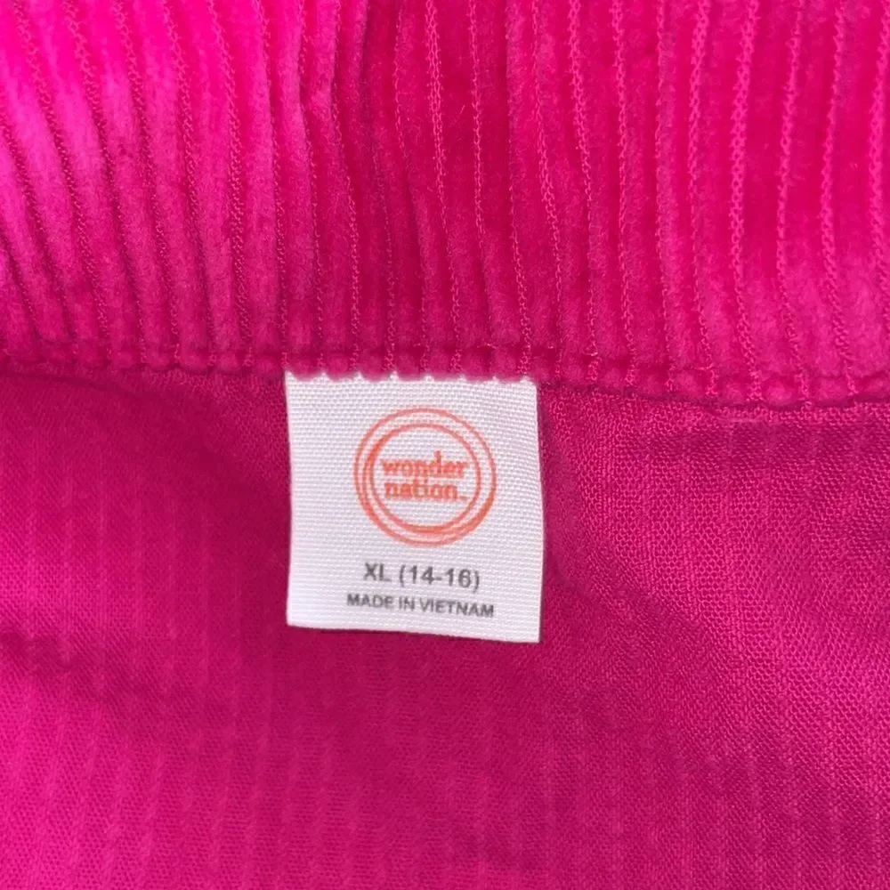 Wonder Nation Kids l Hot Pink Corduroy Jacket l XL (14-16) l EUC